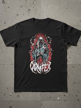 Carnifex Sister Rot Deathcore Metal Band Dark Art Graphic Tee